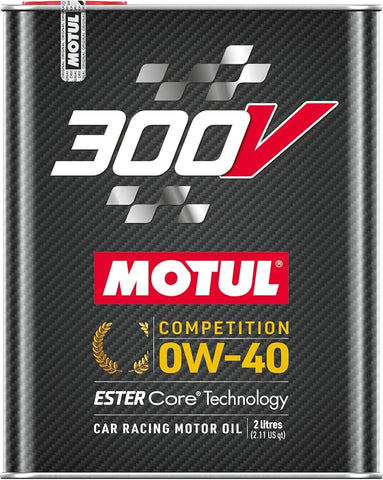 Motul 300V Synthetic Motor Oil - 2 Liters 0W40