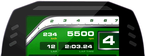 AIM MXS 1.2 Strada Dash Display