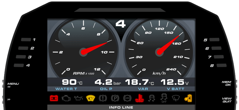 AIM MXG 1.2 Dash Logger + GPS Module & Cable AIM MXG 1.2 Dash Logger + GPS Module & Cable